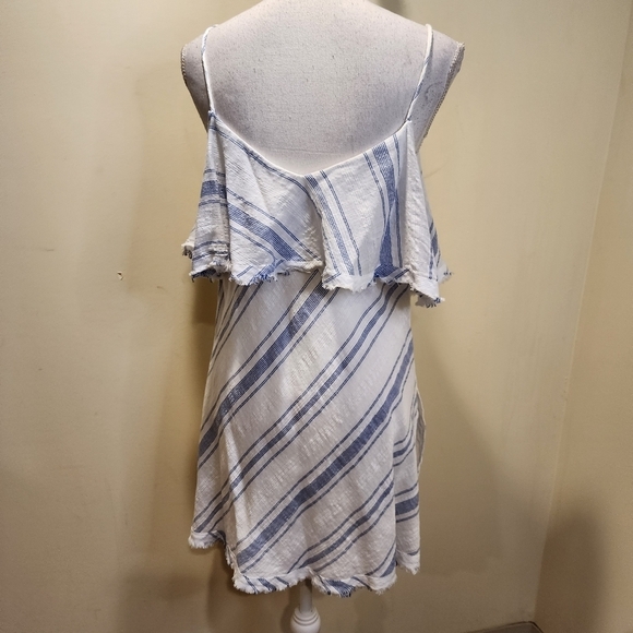 Kalypso 7 stripes casual cotton short dress size S - Picture 5 of 10